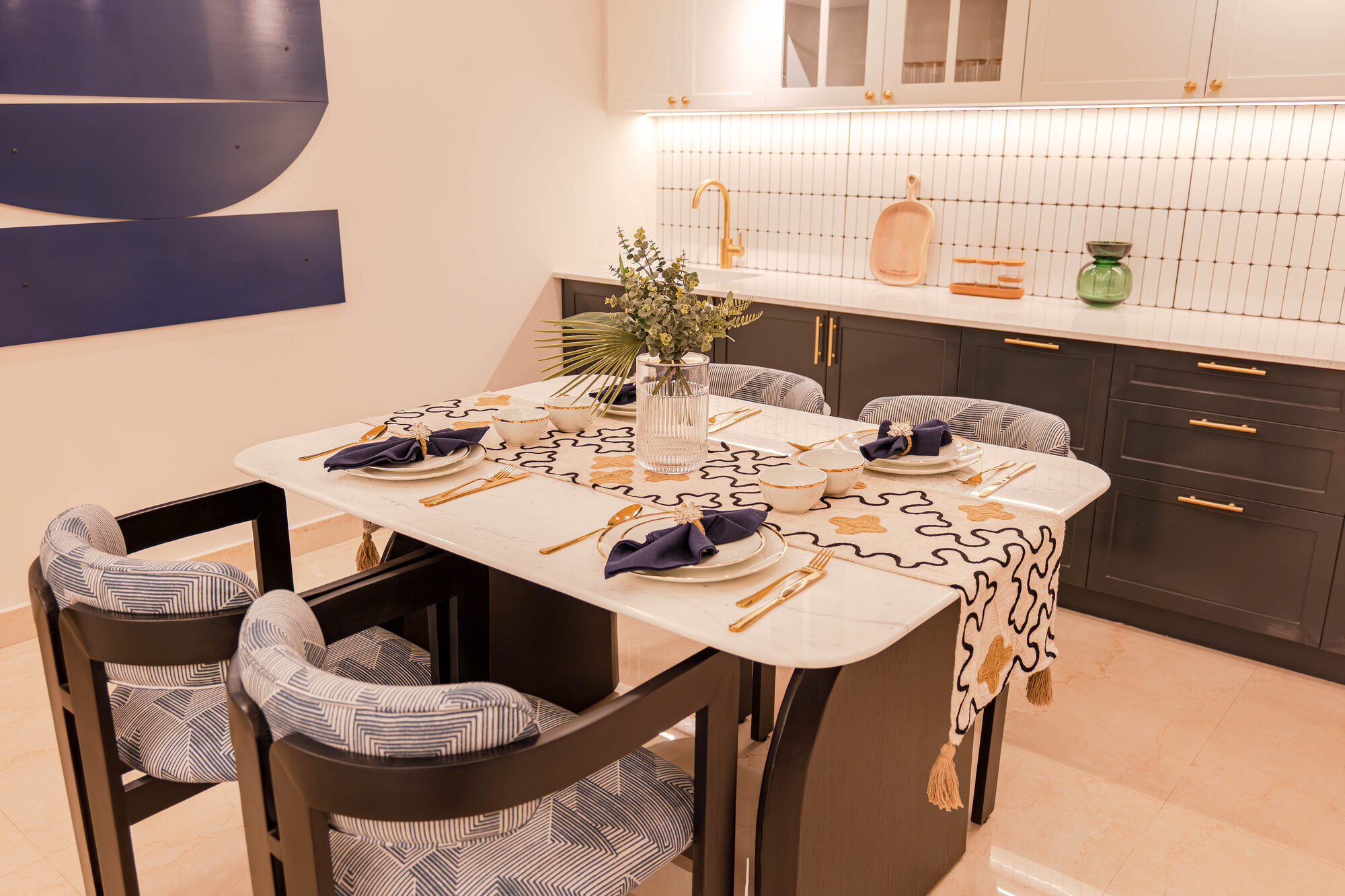 Beige bespoke interior project